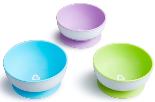 مانشيكن اوعية شفط ستاي بوت للاطفال والصغار، عبوة م...