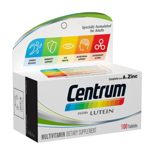 ‎سنتروم لوتين مكمل غذائي متكامل 100 قرص