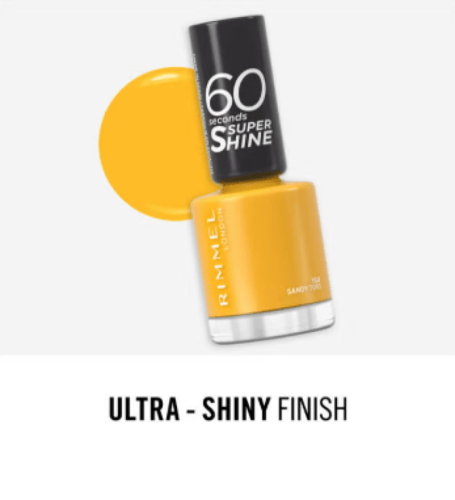 ريميل لندن طلاء أظافر سوبر شاين 150 ساندي توز - 8...