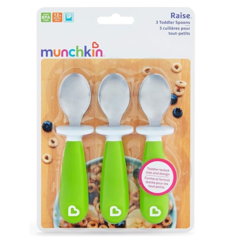 مانشيكن مجموعة ملاعق مانتشكين Raise للأطفال الصغار...