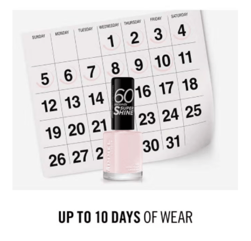 طلاء أظافر سوبر شاين يجف في غضون 60 ثانية 203 لوز...