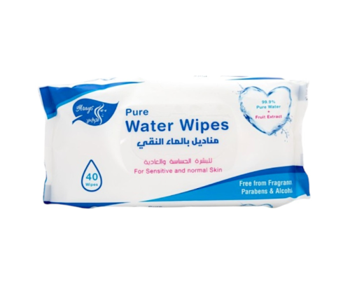 العرايس مناديل مبللة بالماء النقي للبشرة الحساسه و...