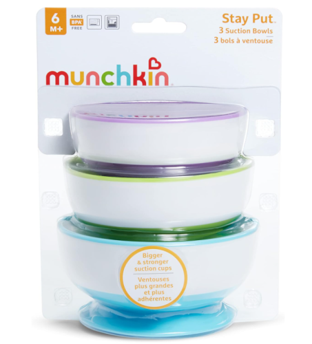 مانشيكن اوعية شفط ستاي بوت للاطفال والصغار، عبوة م...