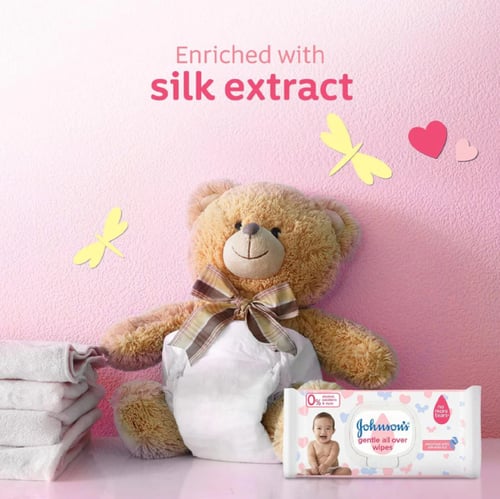 جونسون بيبي مناديل أطفال 216 منديل 2+1 مجانا