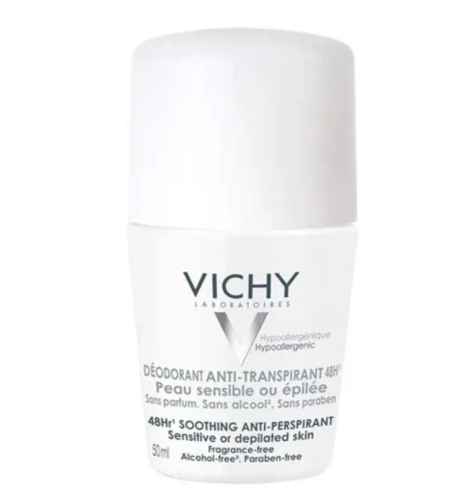 فيتشي رول مزيل العرق للبشرة الحساسة بدون عطر 50 مل