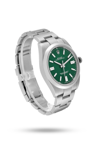 رولكس أويستر بربتشوال أخصر 41 mm