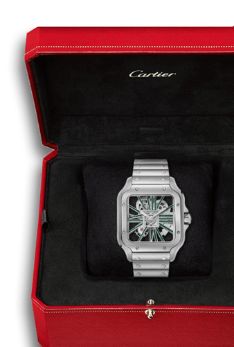 ساعة "سانتوس دو كارتييه" تتميّز بهيكلية مرئية سكيل...