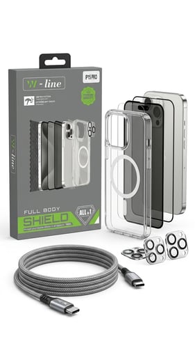 باك حماية W-LINE FULL BODY SHIELD ALL IN 1 لهاتف i...