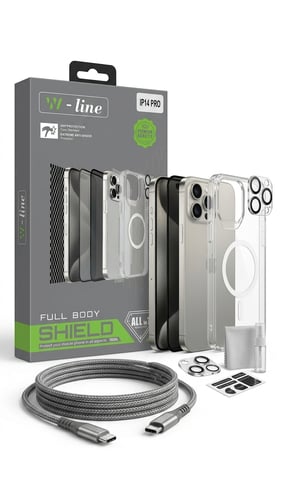 باك حماية W-line Full Body Shield ALL IN 1 لهاتف i...