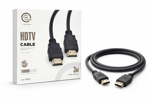 كيبل HDTV HDMI Cable بطول 3 متر – جودة 1080HD لتوص...