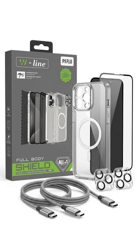 باك حماية W-line Full Body Shield ALL IN 1 لهاتف i...