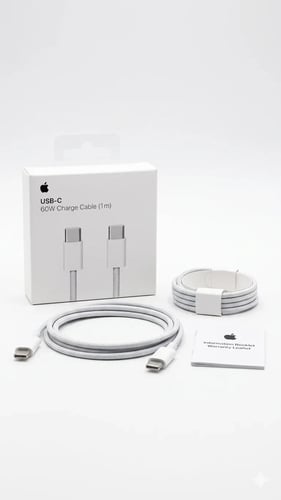 كابل Apple USB-C 60W Charge Cable (1m) لشحن iPhone...
