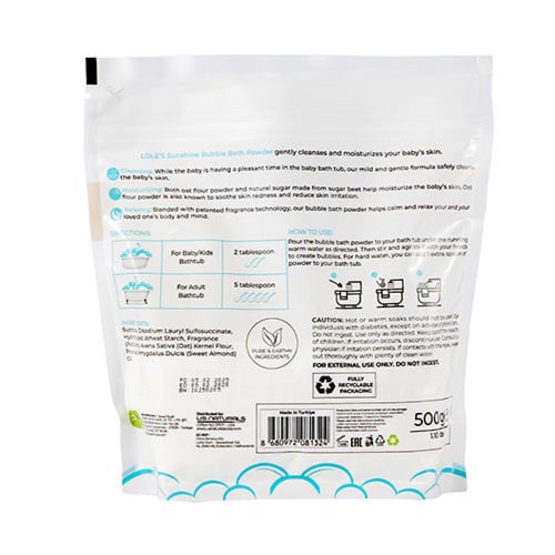 بودرة فقاعات الاستحمام للأطفال من لوليز