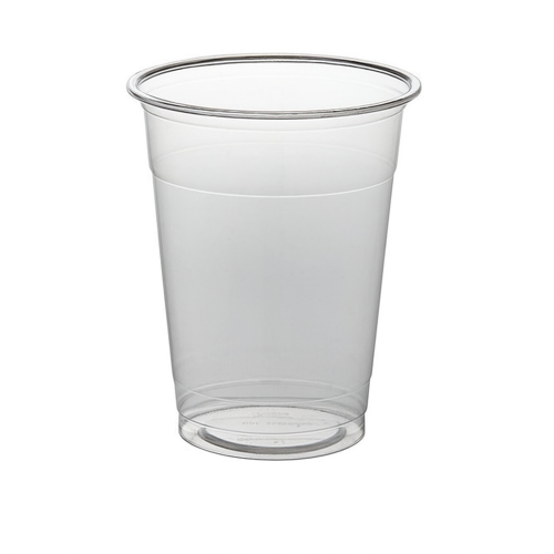 5 أكواب بلاستيك شفافة