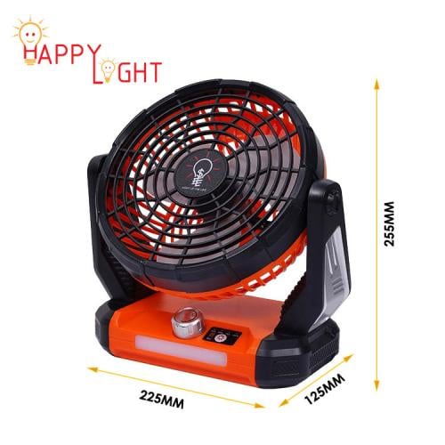 مروحة متحركة بعدة مستويات لقوة الهواء وانارة 2 في...