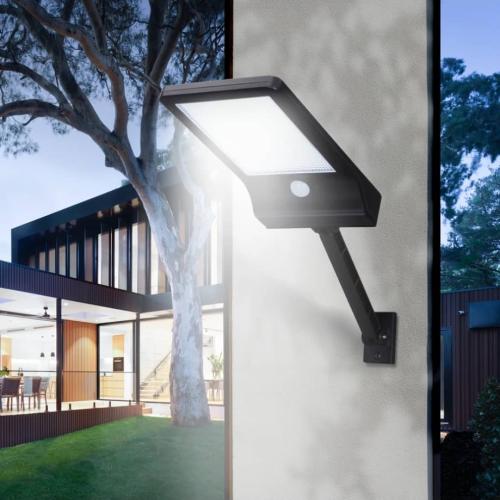 كشاف LED طاقة شمسية مع مستشعر حركة لون الإنارة أبي...