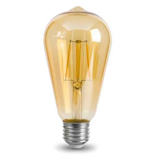 لمبة فيلمنت LED E27 | 4W إضاءة صفراء دافئة 2700K