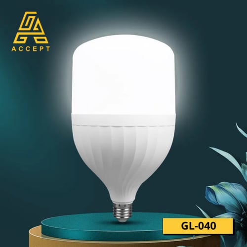 لمبة LED برميل بقوة 40W, قاعدة E27 لون الإضاءة أبي...