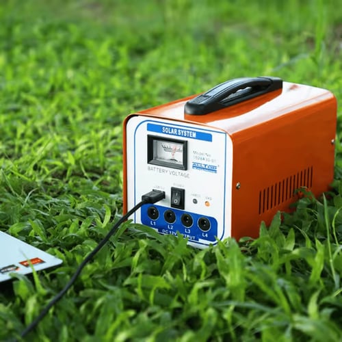 منظومة طاقة شمسية SPS-1207 بقدرة 12 واط مع 4 مصابي...