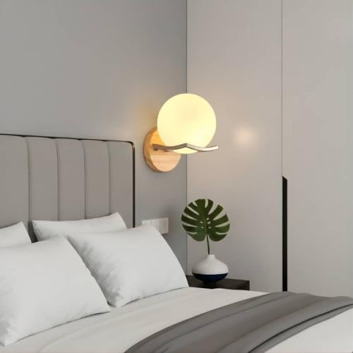 ابليك جداري مودرن بقاعدة خشبية