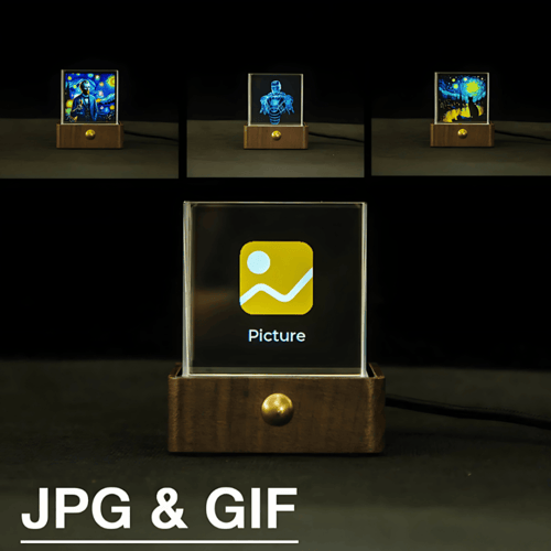 GeekMagic Cube-Max | مكعب العرض الهولوغرافي ثلاثي...