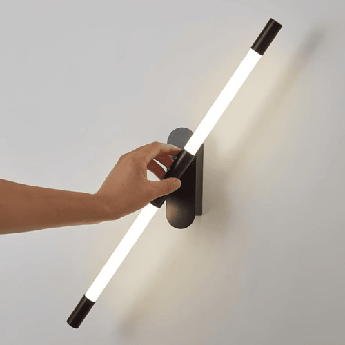 إنارة جدارية داخلية مودرن LED شحن بطارية لون أسود...