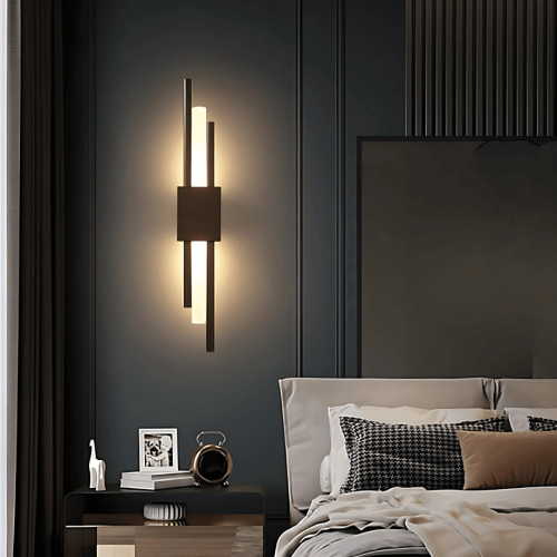 إنارة جدارية داخلية مودرن LED شحن بطارية لون أسود...