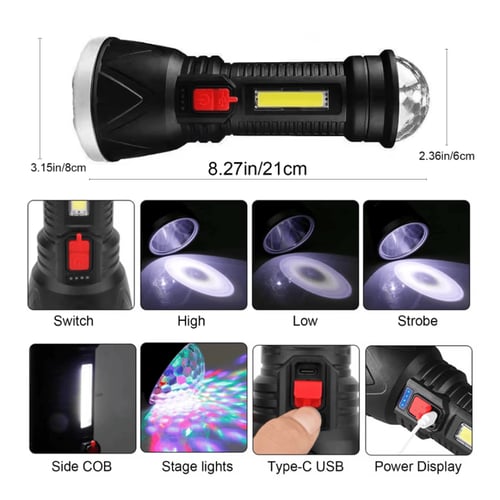 كشاف الطوارئ اليدوي الحل المثالي لإضاءة الطوارئ حي...