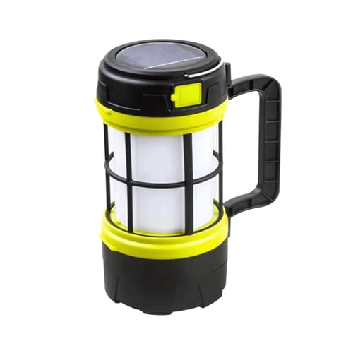 كشاف طوارئ LED يدوي للتخييم يعمل بالطاقة الشمسية ق...
