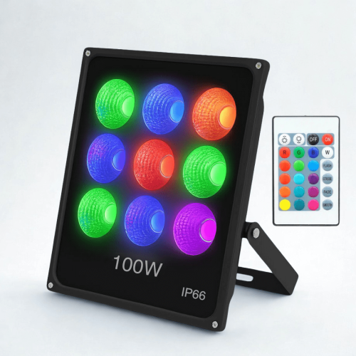 كشاف خارجي LED ألمنيوم ملون RGB عالي الجودة IP66 ب...