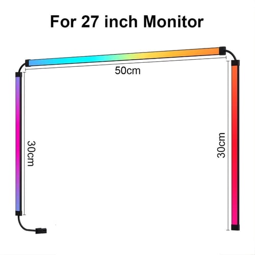 إضاءة PC SYNC الذكية - شريط RGB+IC تفاعلي خلف الشا...