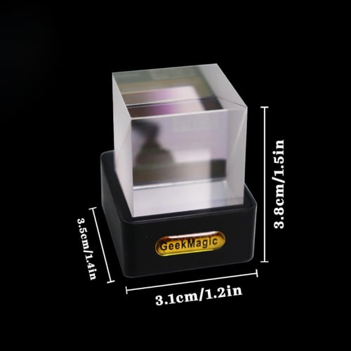 GeekMagic | مكعب العرض الهولوغرافي ثلاثي الأبعاد ا...