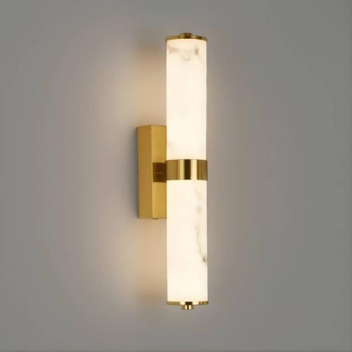 ابليك ليد رخامي مودرن 3 اضاءات لون ذهبي