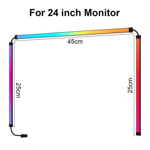 إضاءة PC SYNC الذكية - شريط RGB+IC تفاعلي خلف الشا...