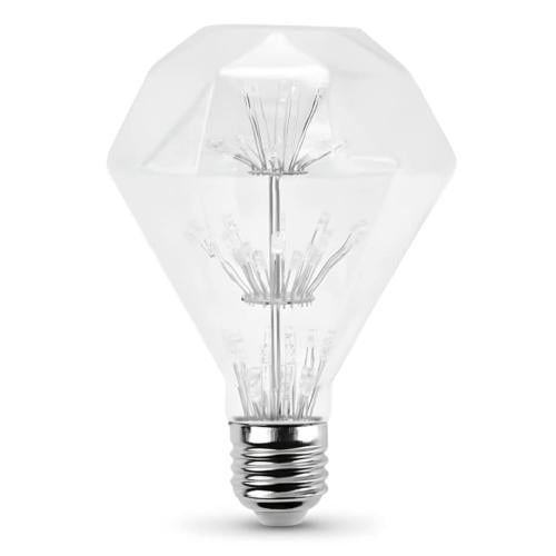 لمبة LED على شكل ماسة بقوة 3W وبقاعدة E27 لون الإن...