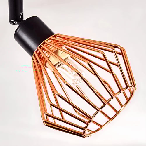 ثريا علاقي مجوز قابلة للتخصيص بلون اسود مع نحاسي E...