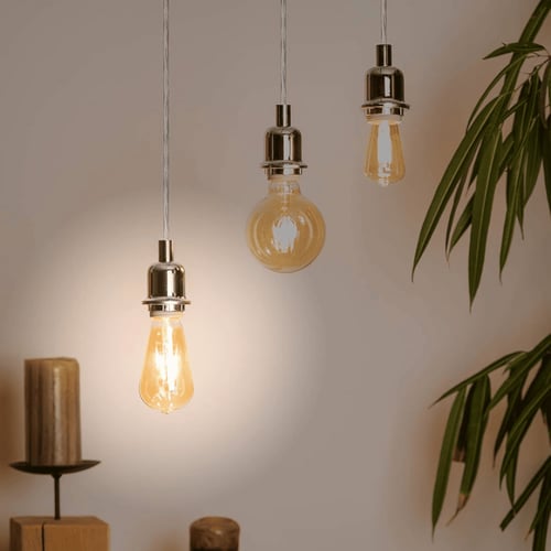 لمبة فيلمنت LED E27 | 4W إضاءة صفراء دافئة 2700K