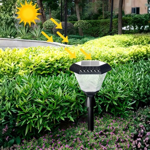 مصباح حديقة خارجي مقاوم للماء يعمل بالطاقة الشمسية...