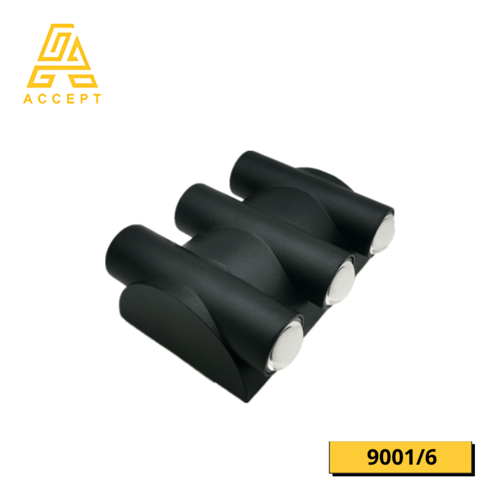 مصباح حائط خارجي 6 إضاءات LED مقاوم للماء لون الإن...