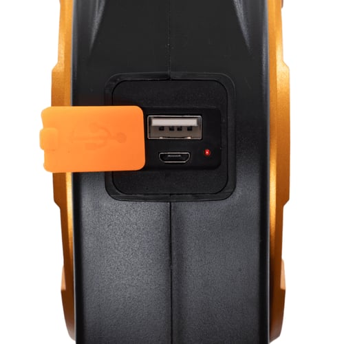 كشاف طوارئ يعمل بالشحن يتميز بإضاءة أمامية قوية وث...