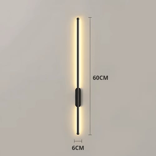 إنارة جدارية داخلية مودرن LED شحن بطارية لون أسود...