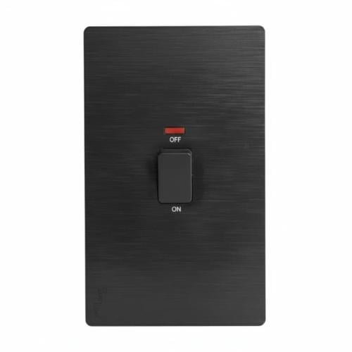 مفتاح مكيف 45 امبير 7*14 بملمس البيانو الناعم ولون...