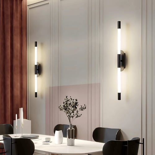 إنارة جدارية داخلية مودرن LED شحن بطارية لون أسود...