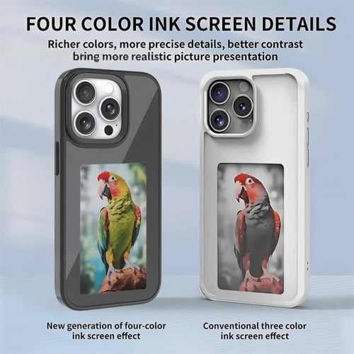 كفر جوال iPhone بشاشة E-Ink فائقة الذكاء بتقنية NF...