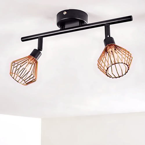 ثريا علاقي مجوز قابلة للتخصيص بلون اسود مع نحاسي E...