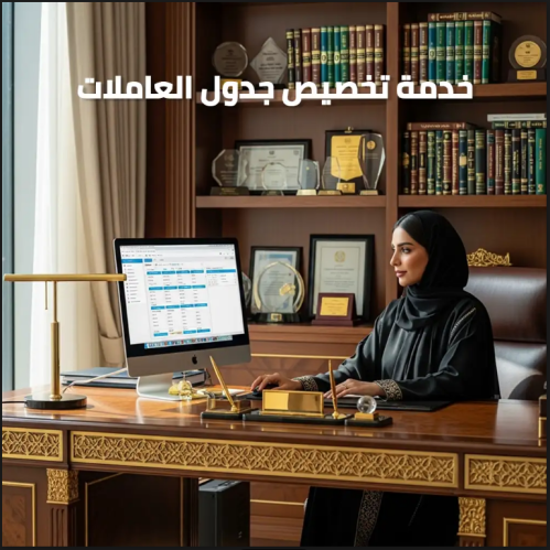 خدمة تصميم و تخصيص جدول العاملات