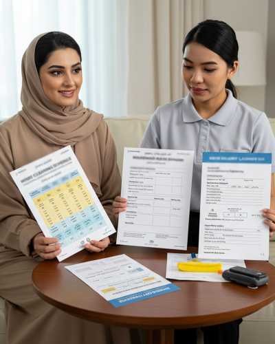 بكج العاملة المنزلية: (عربي – فلبيني/تقالو)