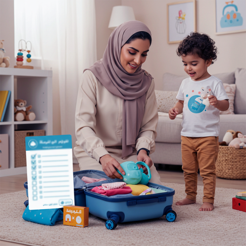 اغراض السفر للاطفال