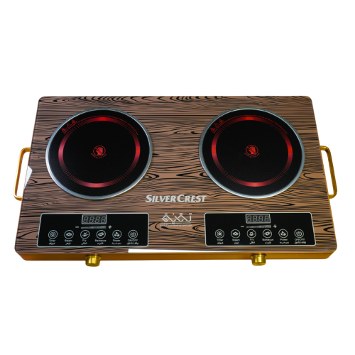 موقد كهربائي سيلفر كريست مزدوج بالأشعة تحت الحمراء...