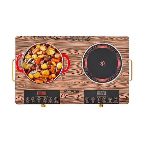 موقد كهربائي سيلفر كريست مزدوج بالأشعة تحت الحمراء...